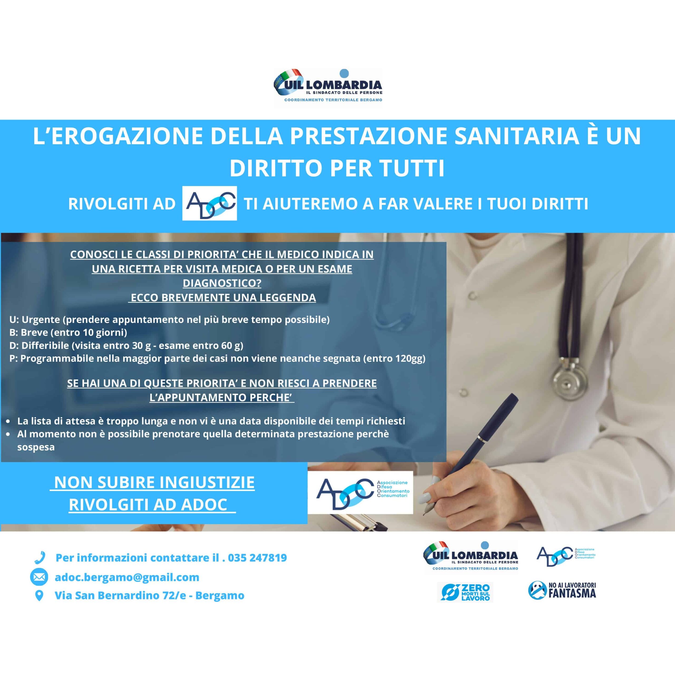 PRESTAZIONE SANITARIA UN DIRITTO PER TUTTI (1)