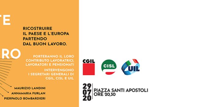 La notte per il lavoro – Cgil Cisl Uil